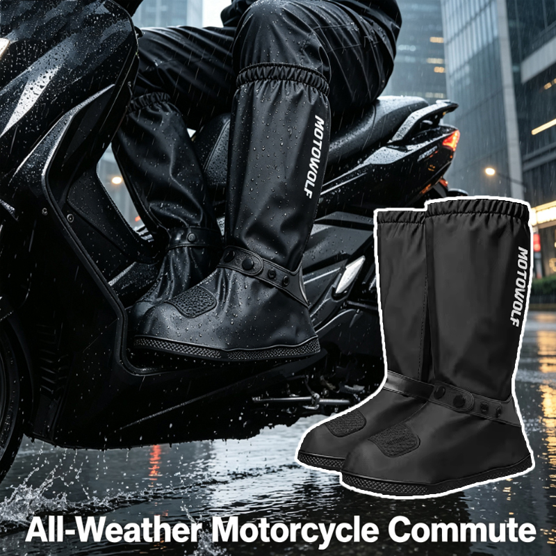 Cycling Commute Rain - Couvre-chaussures de pluie réutilisables pour trajets