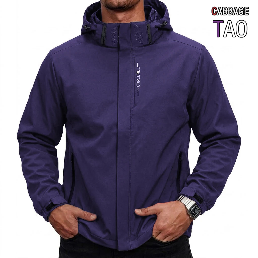 Cycling Commuter Jacket - Veste tactique imperméable pour homme, coupe-vent,