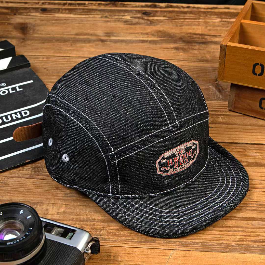 Cycling Commute Outfit - Casquette de baseball en denim avec