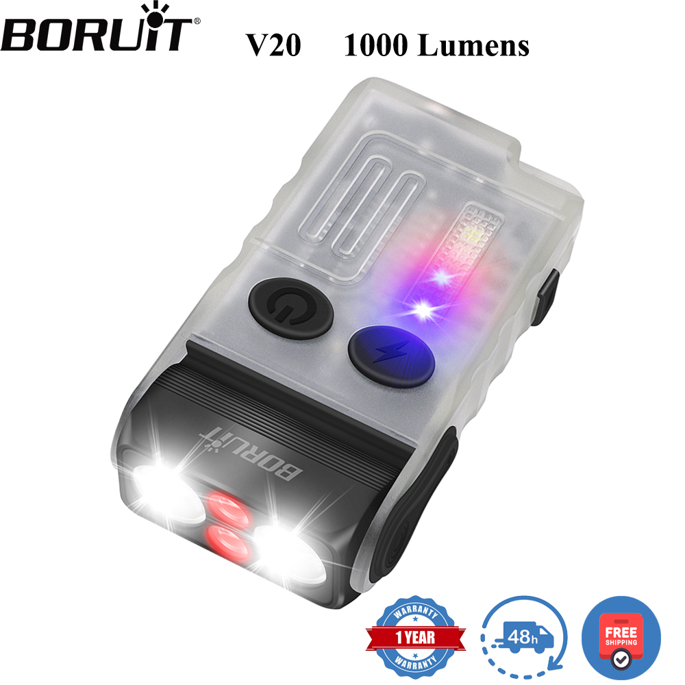 Cycling To Work - BORUiT V20 Lampe torche LED EDC