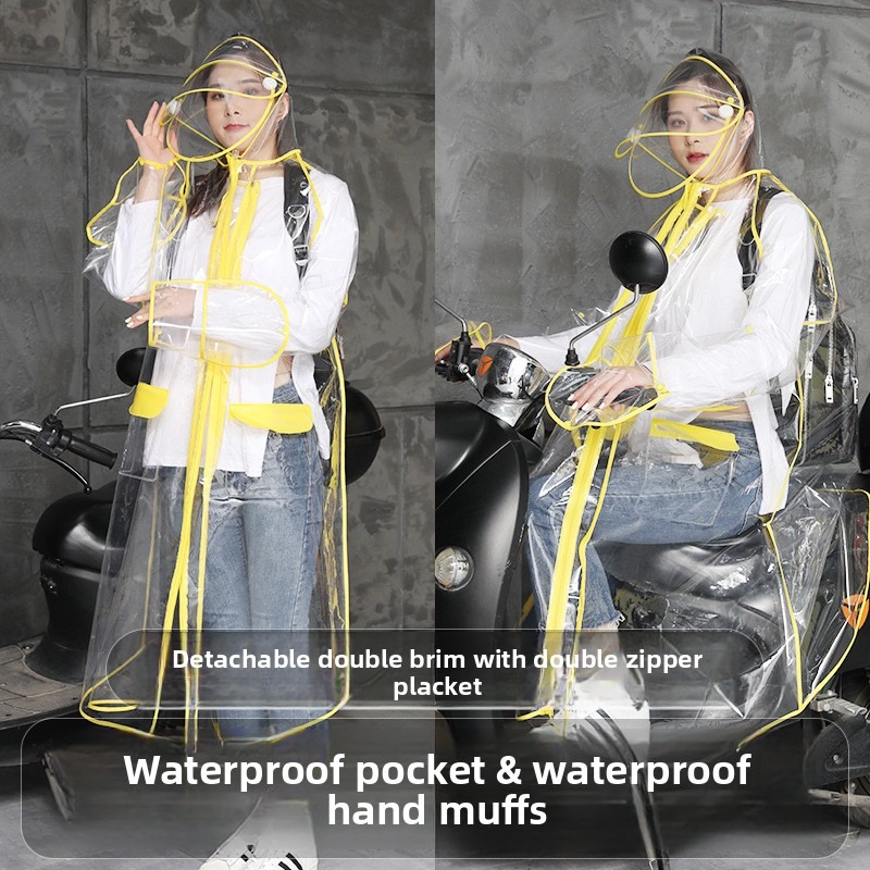 Poncho de pluie transparent en - Cycling Commute Rain avis et prix