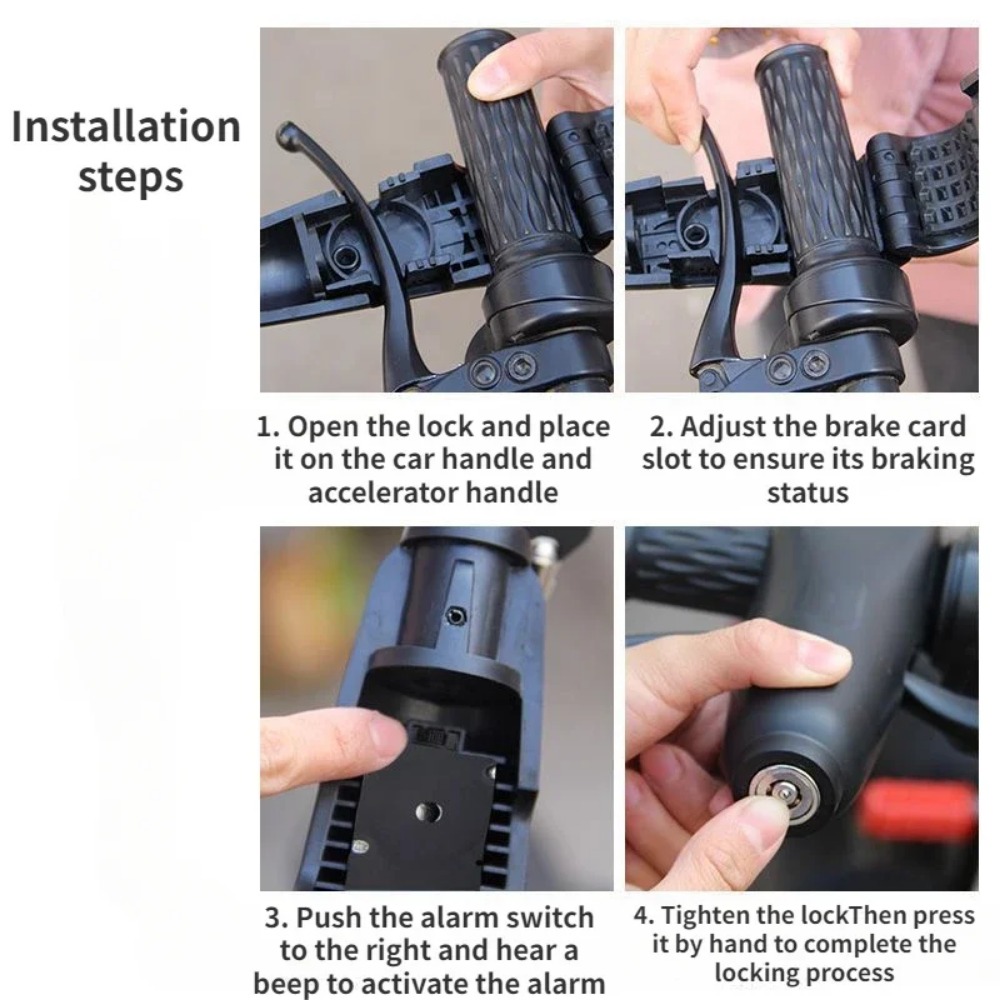 Alarme de guidon de moto 110 d - Commuter Bike Lock avis et prix