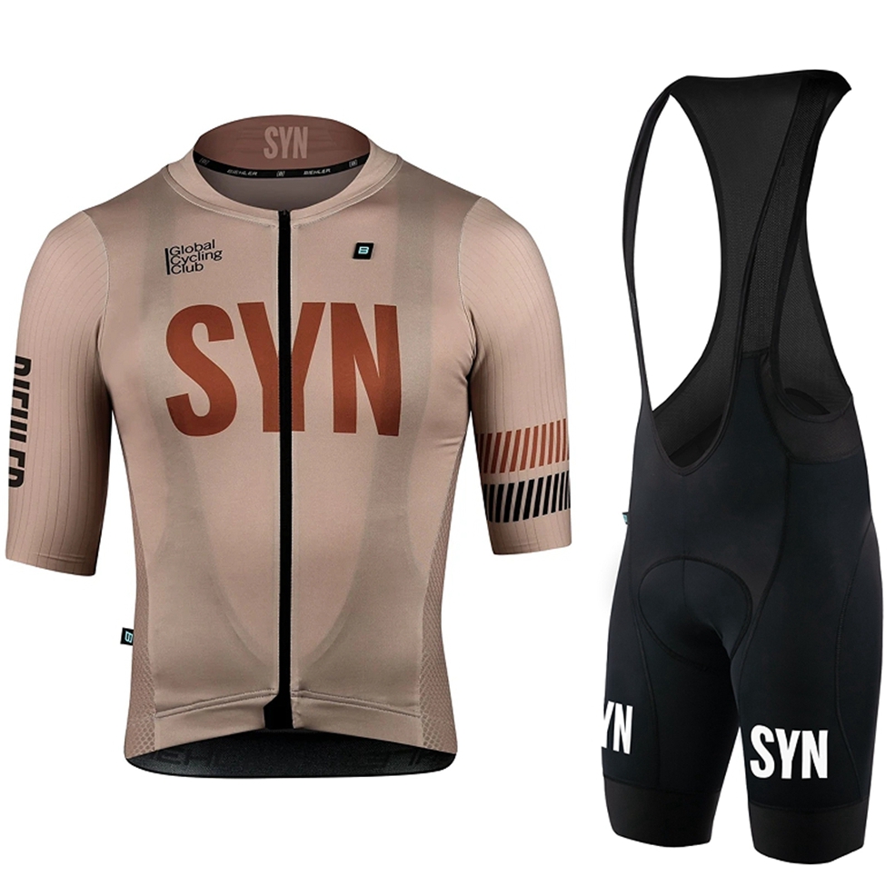 SYN-Maillot de cyclisme marron - Cycling Community avis et prix